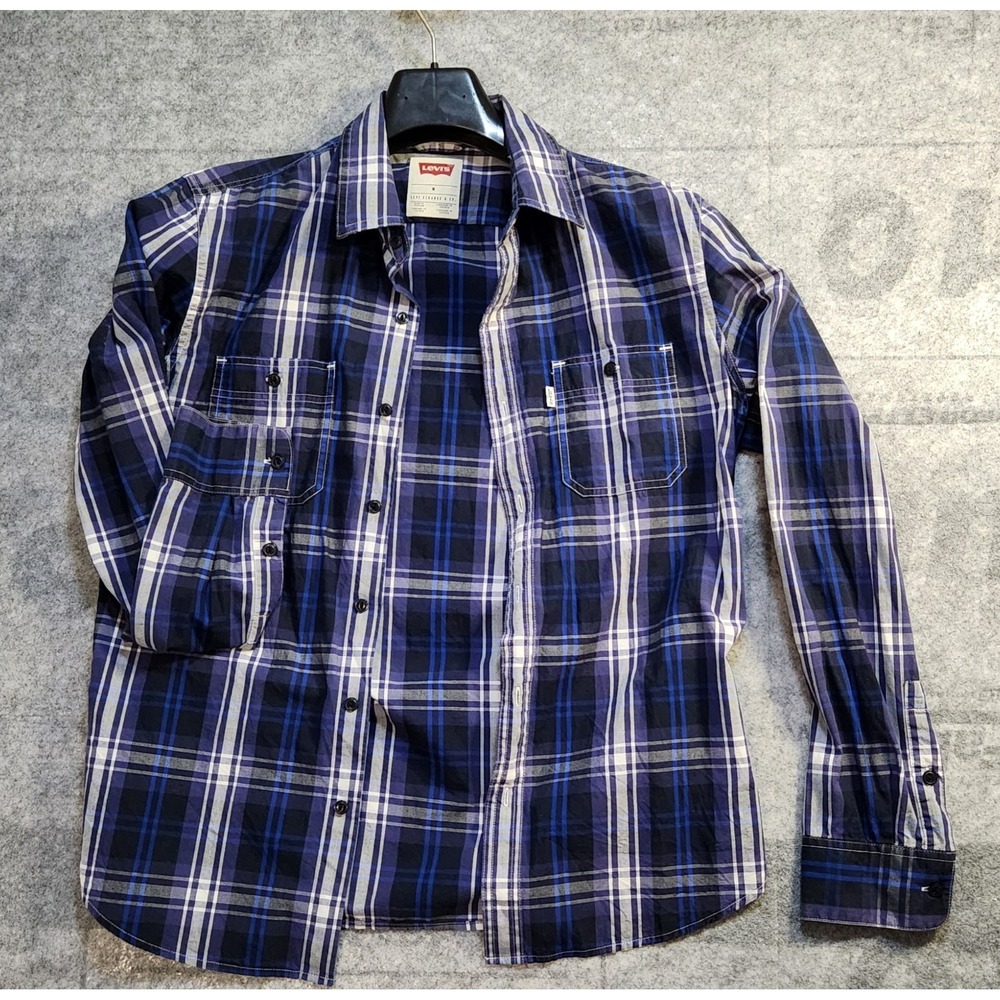 Levi‎ Shirt Mens Size Medium Multicolor Long Sleeve Cotton Shirt